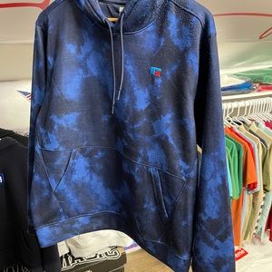 Russell Athletic Hoodie Blue Storm Medium camo new